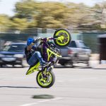 Motor cycle stunts